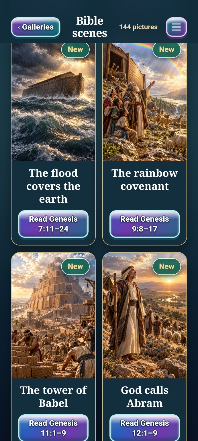 The flood, covenant and journeys in Interactive Bible Journeys