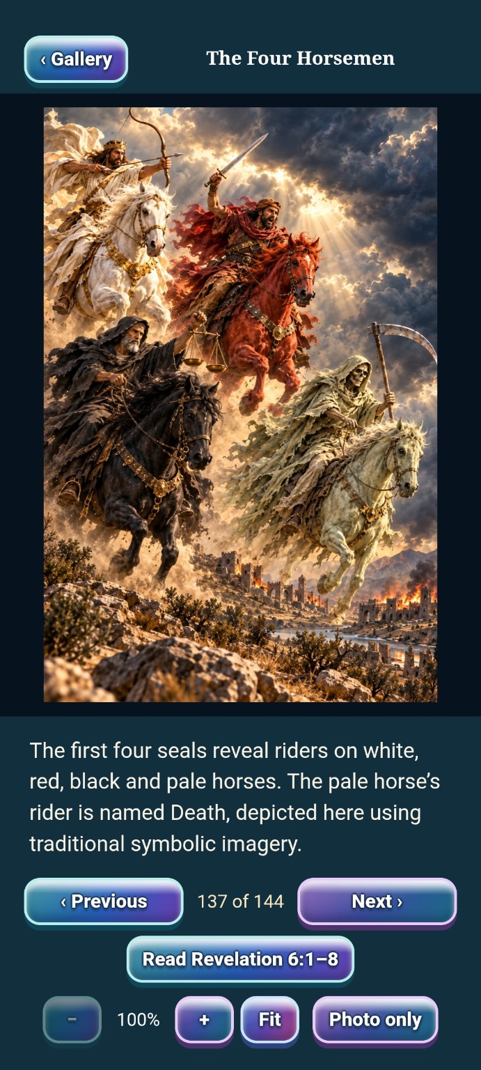 The Four Horsemen in Interactive Bible Journeys